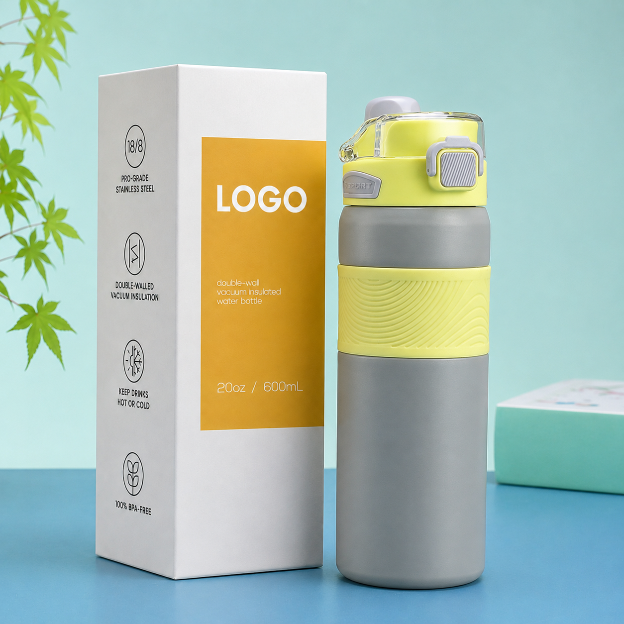 Sports Stainless Steel Thermos Water Bottle