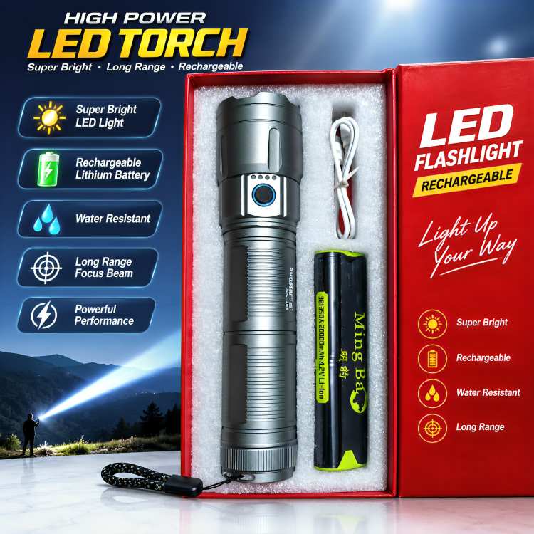 Sunstar SS-102 Zoom Torch Light - 20000mAh